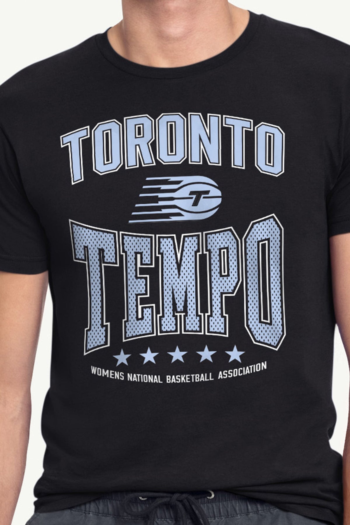 Starter MENS WNBA TORONTO TEMPO CENTER SQUEEZE T SHIRT