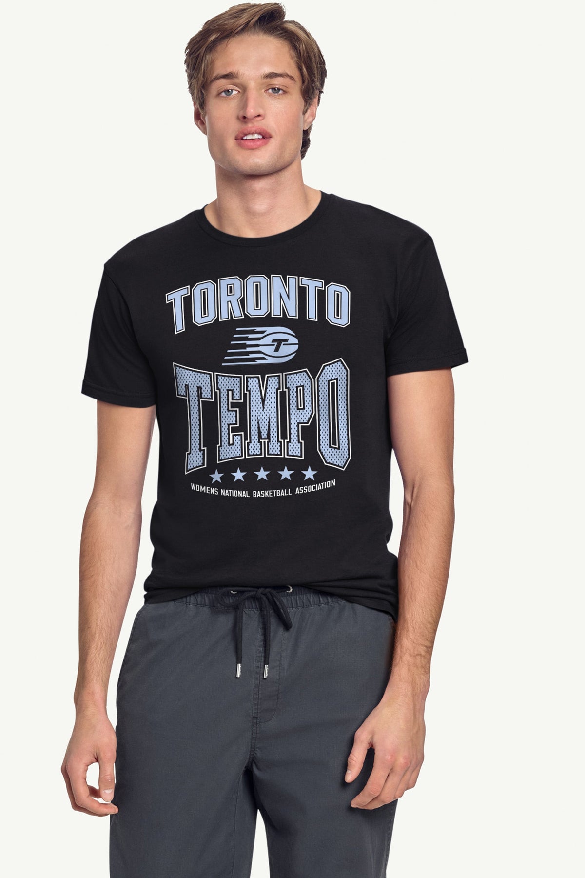 Starter MENS WNBA TORONTO TEMPO CENTER SQUEEZE T SHIRT
