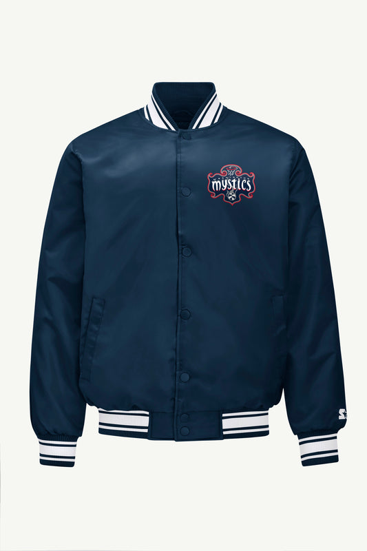 Starter MENS WNBA WASHINGTON MYSTICS VARSITY JACKET