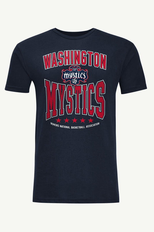 Starter MENS WNBA WASHINGTON MYSTICS CENTER SQUEEZE T SHIRT