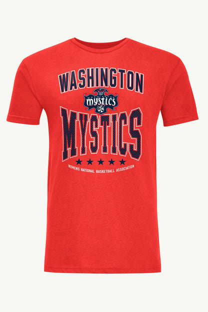 Starter MENS WNBA WASHINGTON MYSTICS CENTER SQUEEZE T SHIRT