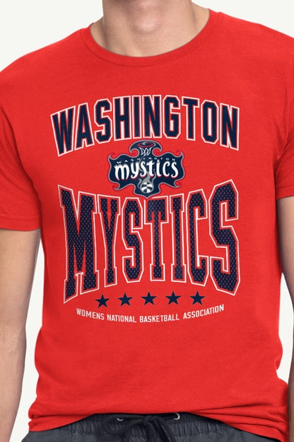 Starter MENS WNBA WASHINGTON MYSTICS CENTER SQUEEZE T SHIRT