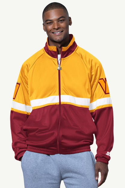 Starter MENS WASHINGTON COMMANDERS VETERAN TRACK JACKET