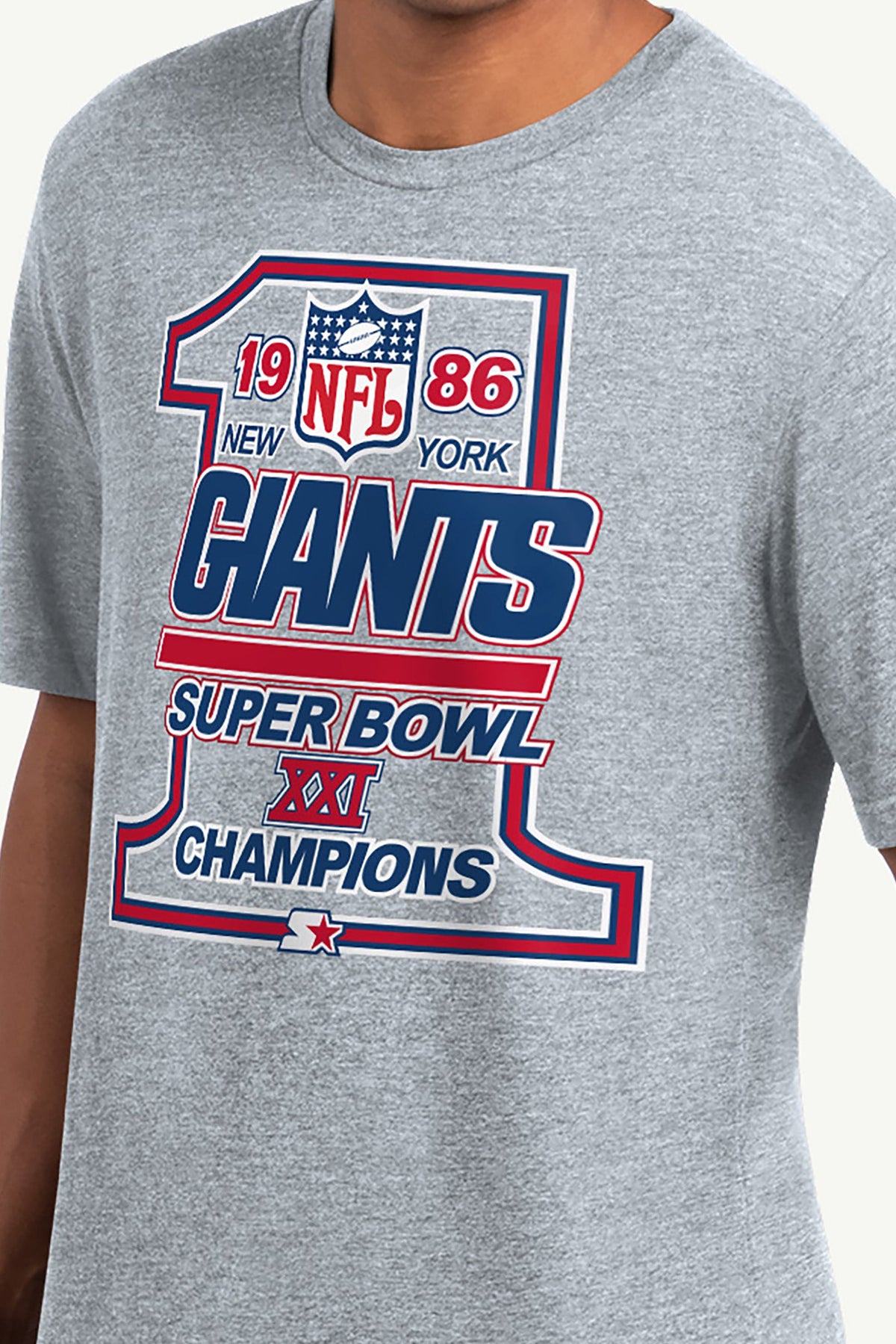 Starter MENS NEW YORK GIANTS 40TH ANNIVERSARY T SHIRT