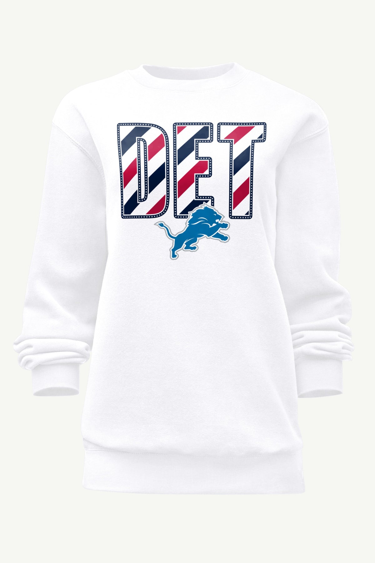 Starter WOMENS DETROIT LIONS STARS AND STRIPES SWEATSHIRT