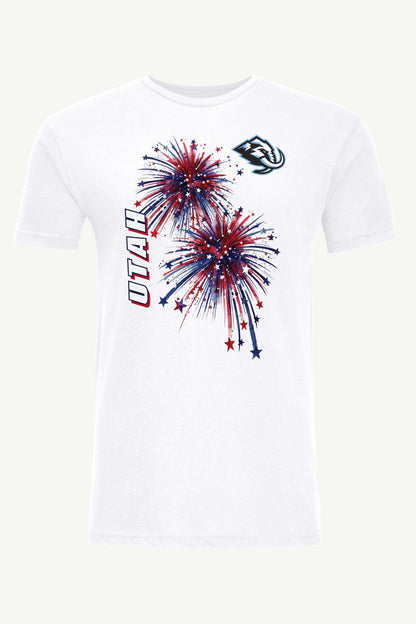 Starter MENS UTAH MAMMOTH AMERICAN SPARKS SHORT SLEEVE T SHIRT