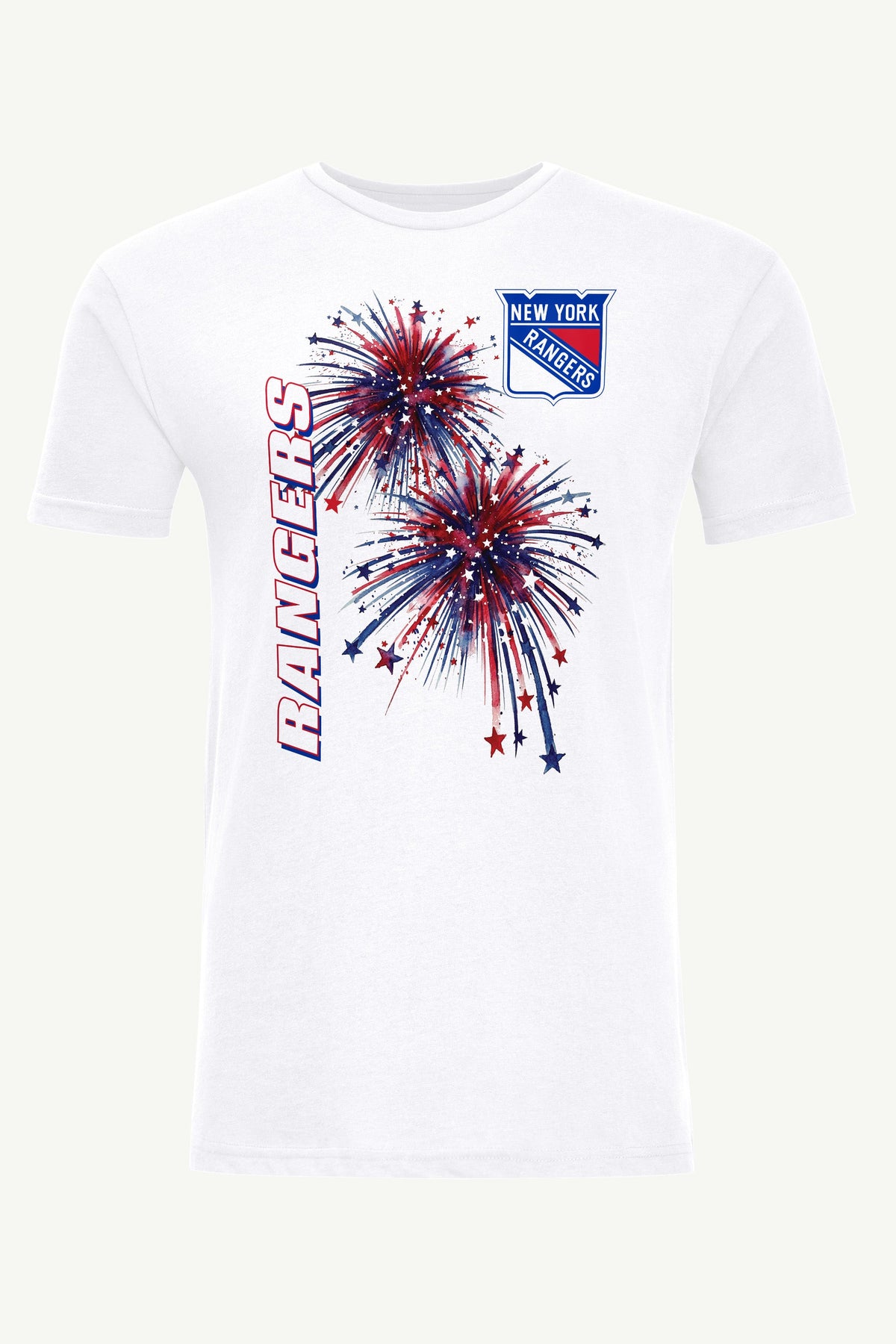Starter MENS NEW YORK RANGERS AMERICAN SPARKS SHORT SLEEVE T SHIRT