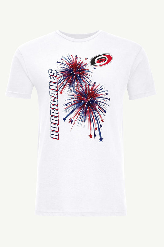 Starter MENS CAROLINA HURRICANES AMERICAN SPARKS SHORT SLEEVE T SHIRT