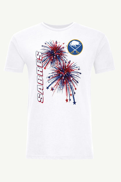 Starter MENS BUFFALO SABRES AMERICAN SPARKS SHORT SLEEVE T SHIRT