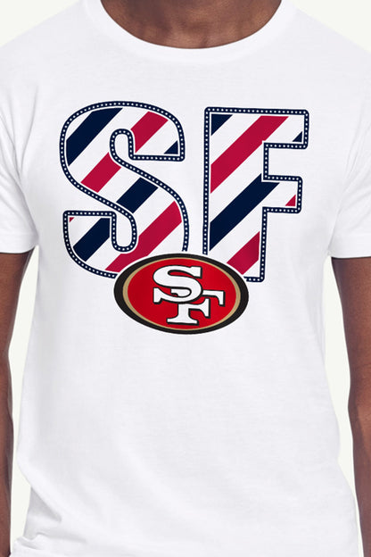 Starter MENS SAN FRANCISCO 49ERS STARS AND STRIPES T SHIRT