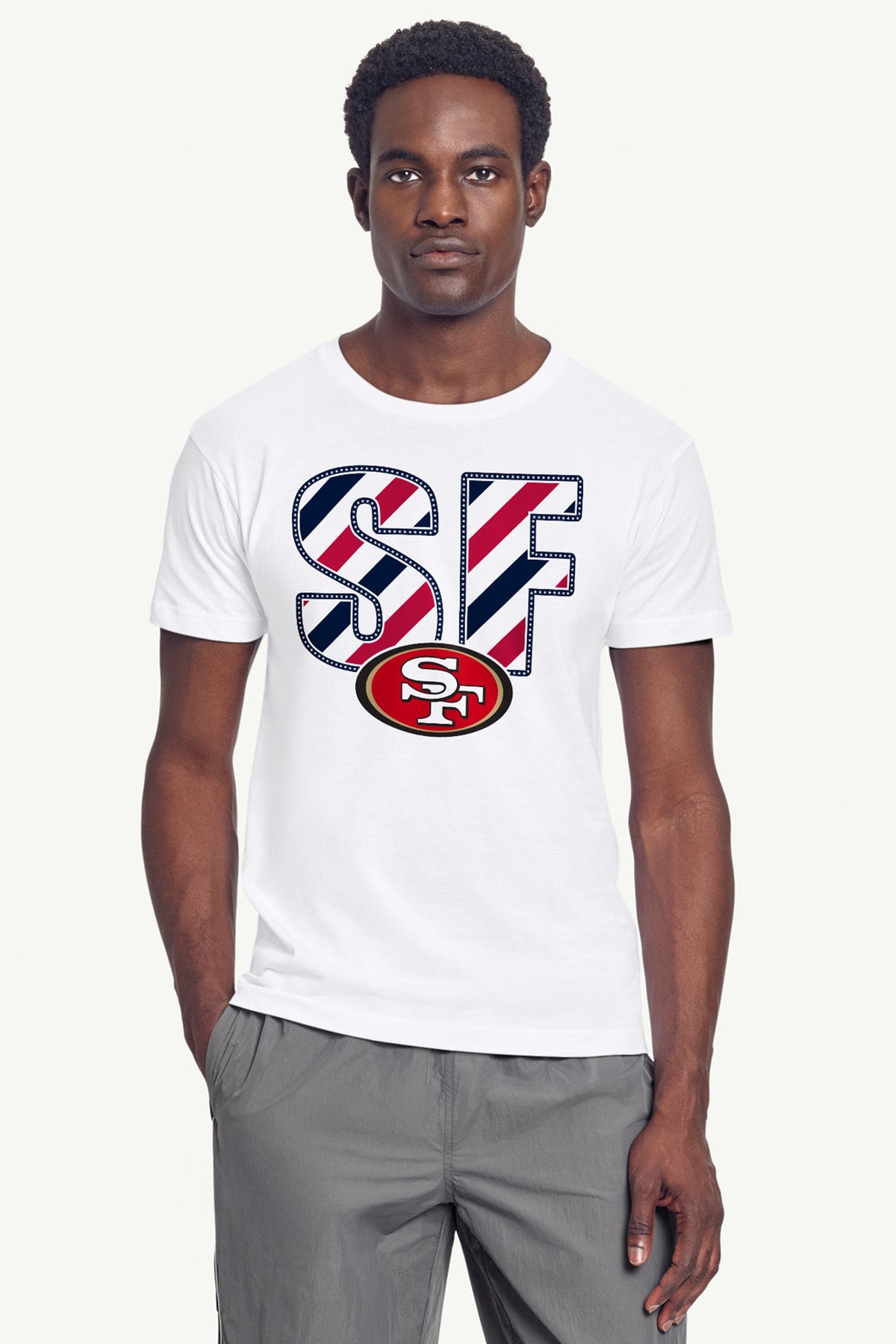 Starter MENS SAN FRANCISCO 49ERS STARS AND STRIPES T SHIRT
