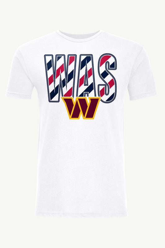 Starter MENS WASHINGTON COMMANDERS STARS AND STRIPES T SHIRT
