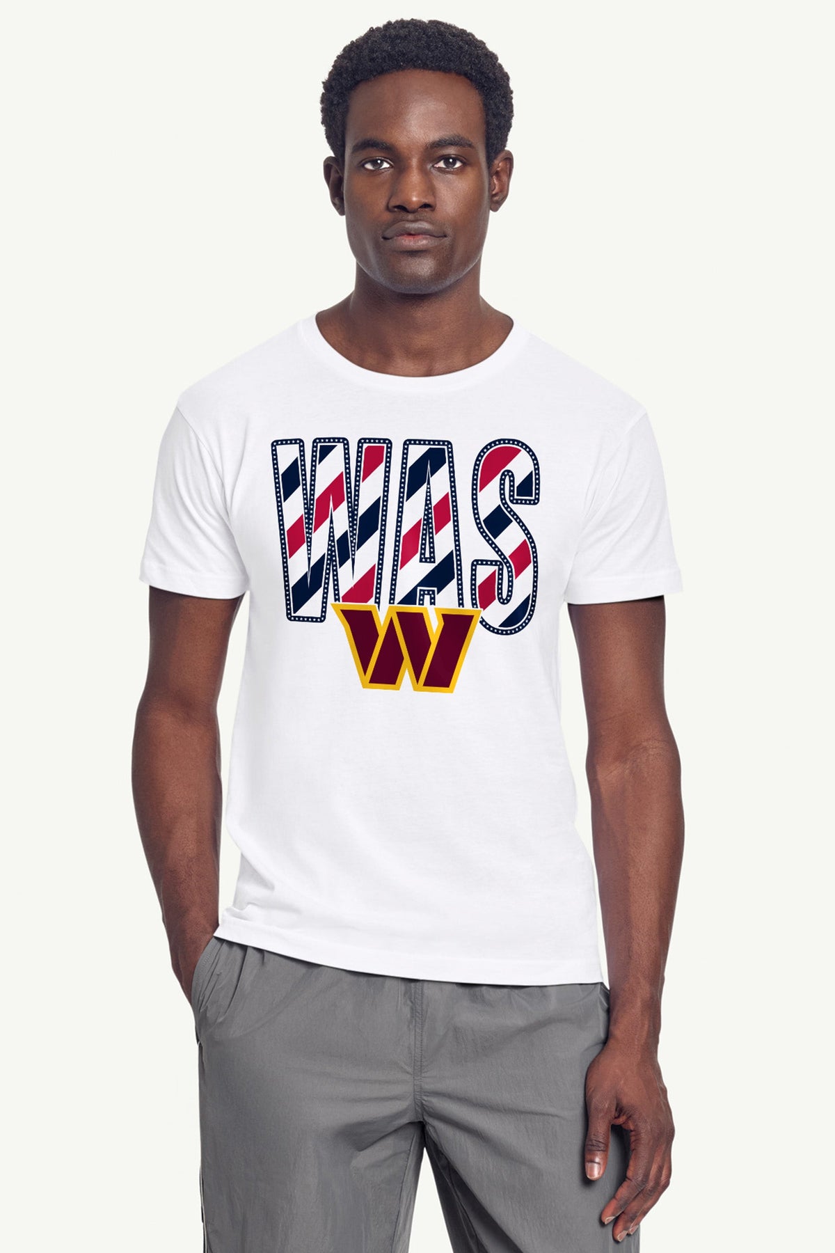 Starter MENS WASHINGTON COMMANDERS STARS AND STRIPES T SHIRT