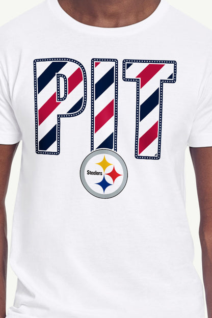 Starter MENS PITTSBURGH STEELERS STARS AND STRIPES T SHIRT