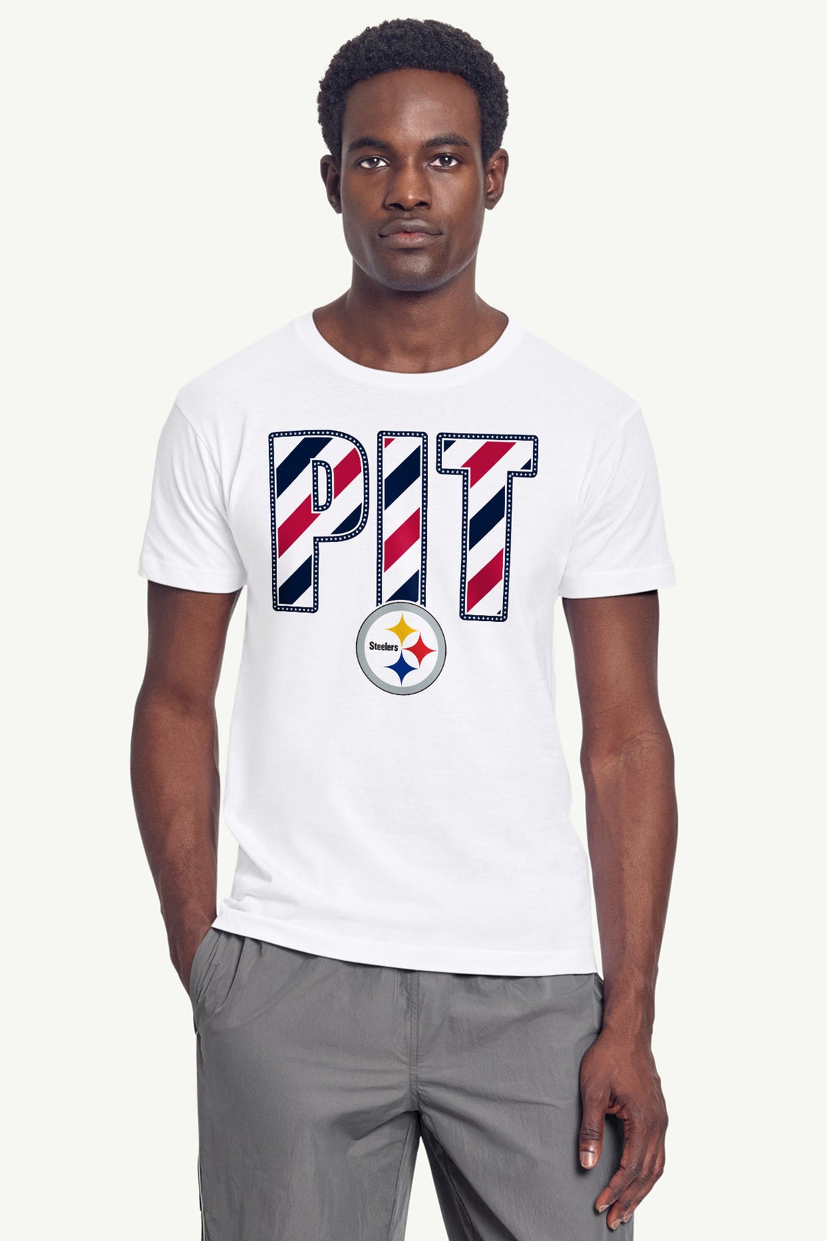 Starter MENS PITTSBURGH STEELERS STARS AND STRIPES T SHIRT