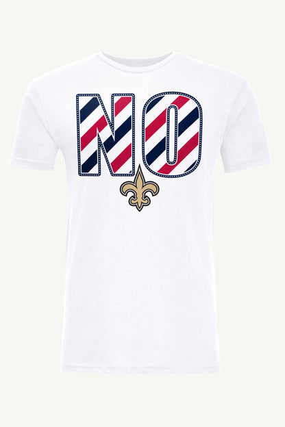 Starter MENS NEW ORLEANS SAINTS STARS AND STRIPES T SHIRT
