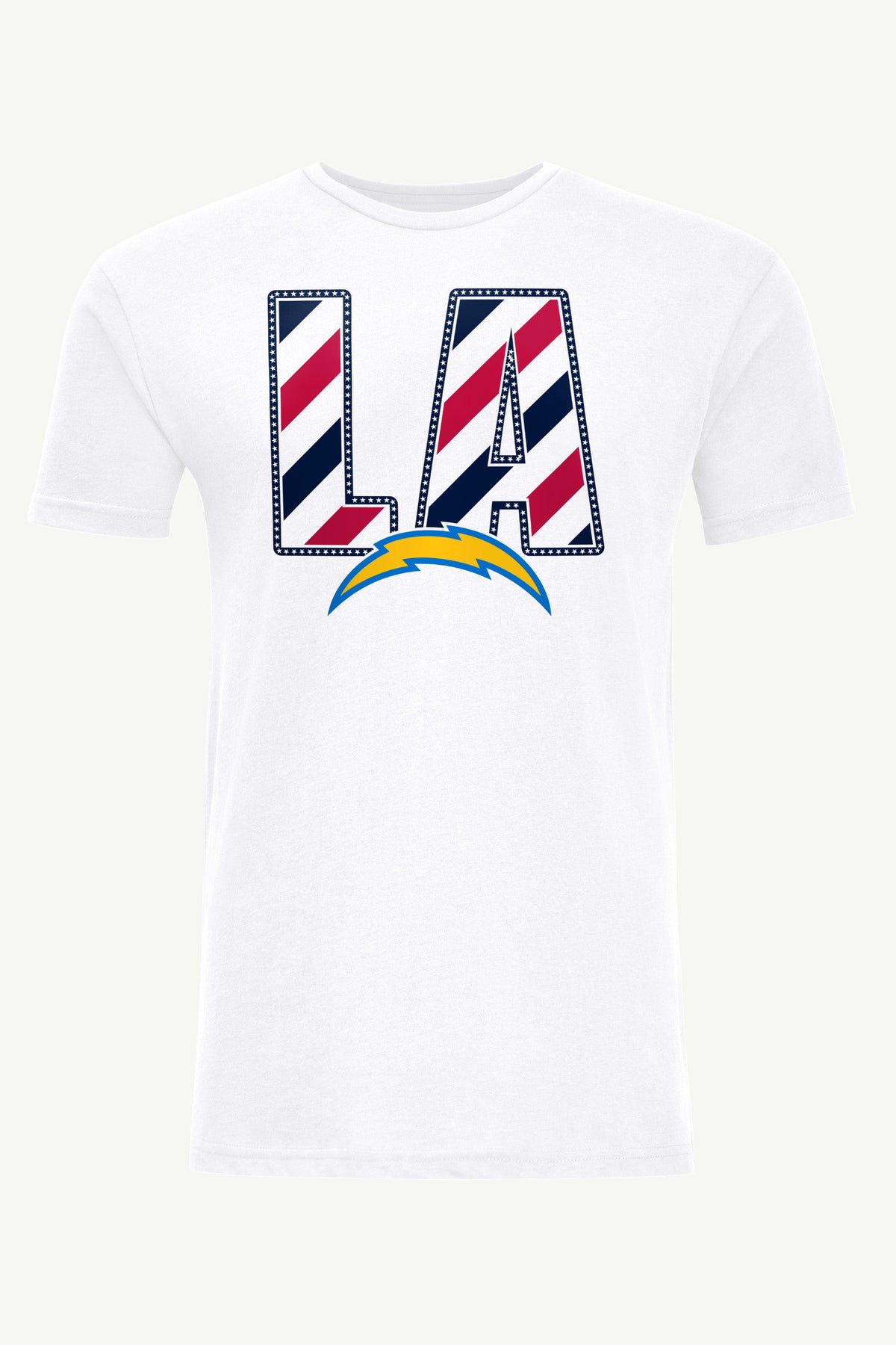 Starter MENS LOS ANGELES CHARGERS STARS AND STRIPES T SHIRT