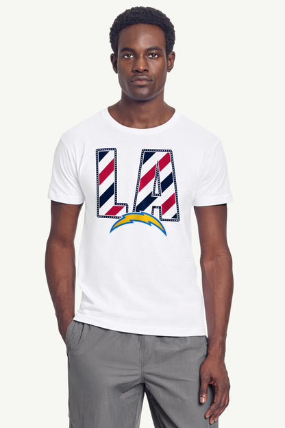 Starter MENS LOS ANGELES CHARGERS STARS AND STRIPES T SHIRT