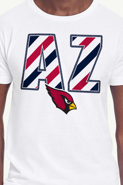 Starter MENS ARIZONA CARDINALS STARS AND STRIPES T SHIRT
