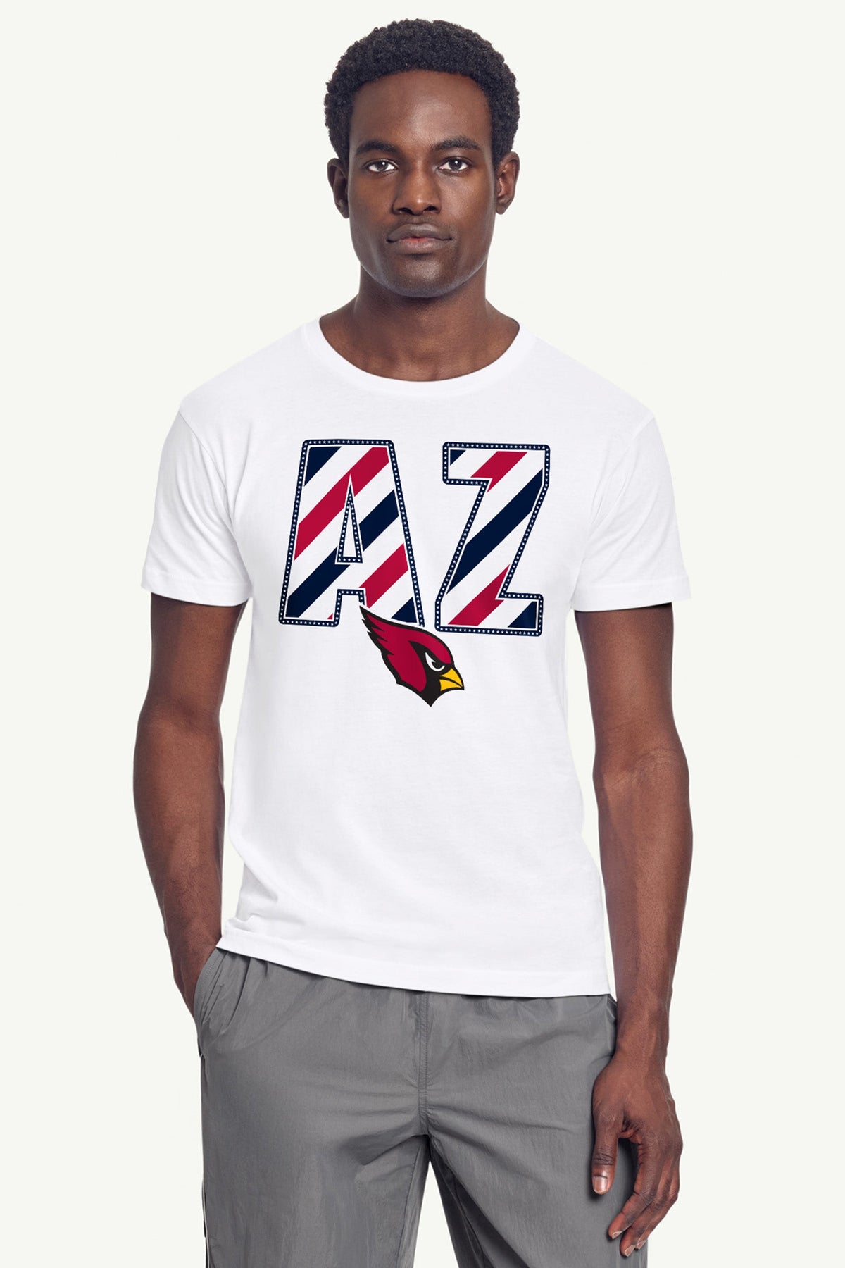 Starter MENS ARIZONA CARDINALS STARS AND STRIPES T SHIRT