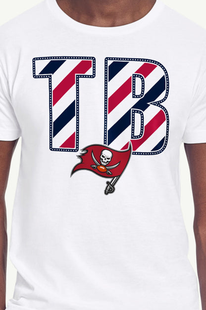 Starter MENS TAMPA BAY BUCCANEERS STARS AND STRIPES T SHIRT