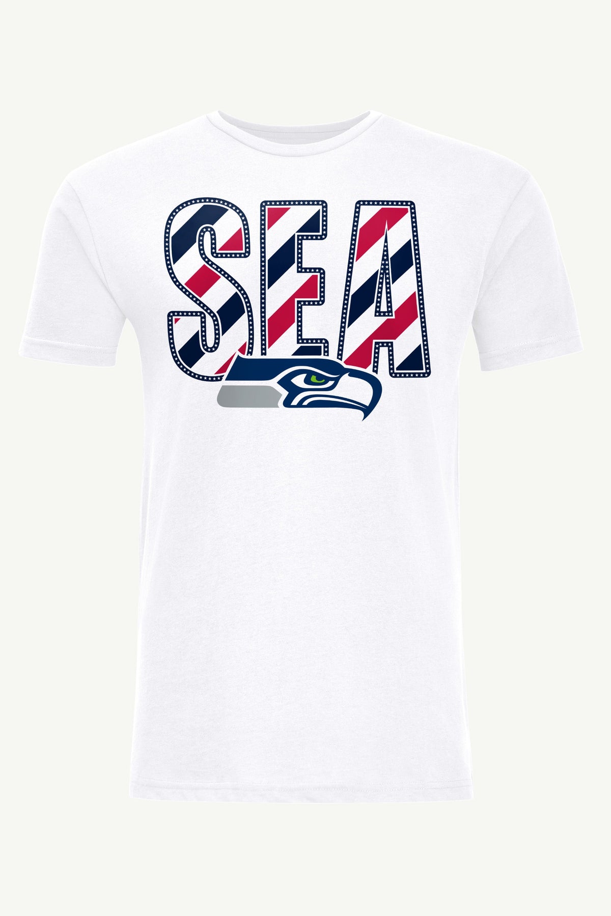 Starter MENS SEATTLE SEAHAWKS STARS AND STRIPES T SHIRT
