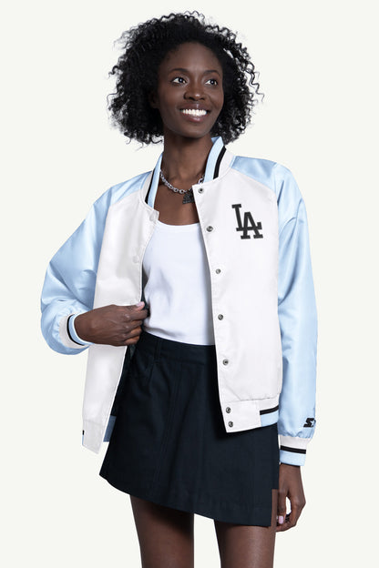 Starter WOMENS LOS ANGELES DODGERS BLITZ VARSITY JACKET