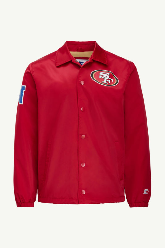 Starter MENS SAN FRANCISCO 49ERS COACHES JACKET