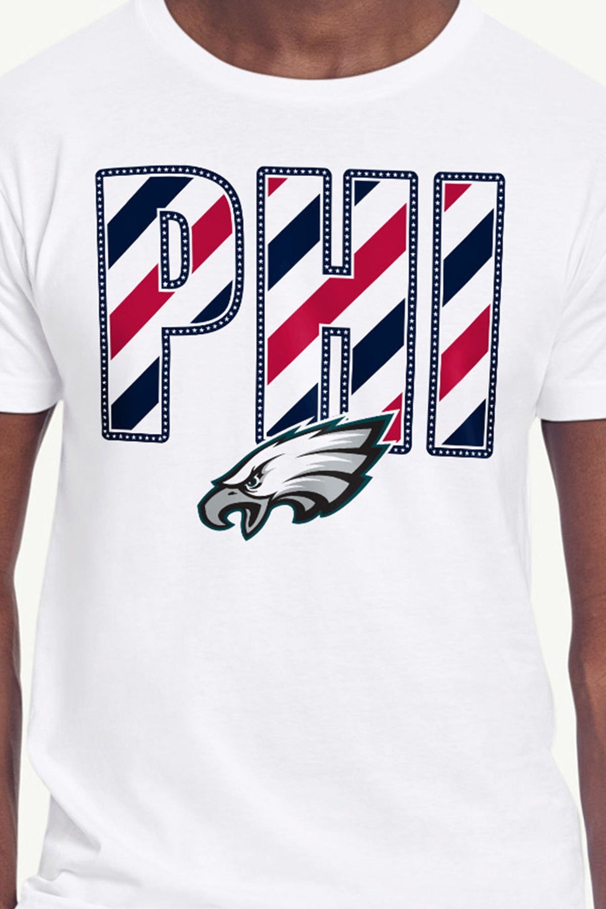 Starter MENS PHILADELPHIA EAGLES STARS AND STRIPES T SHIRT