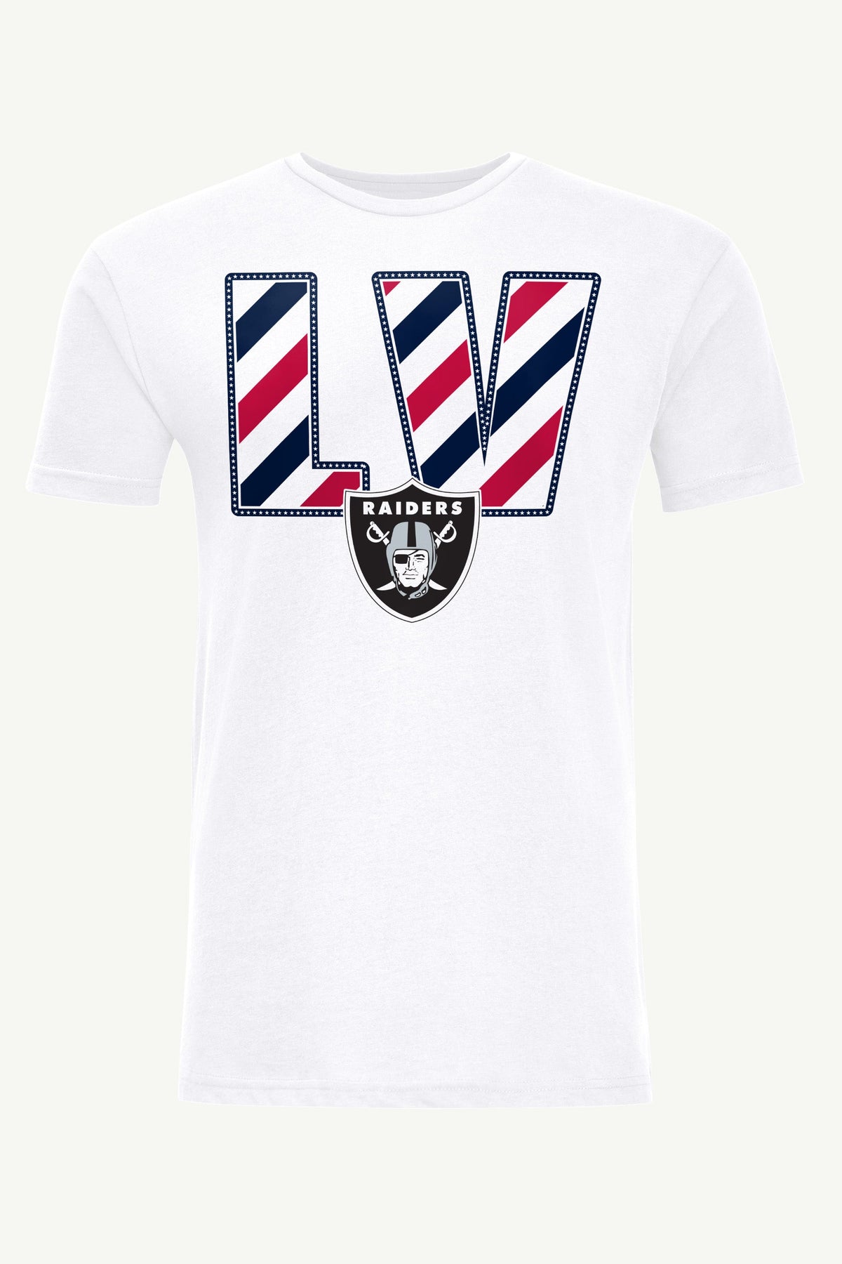 Starter MENS LAS VEGAS RAIDERS STARS AND STRIPES T SHIRT