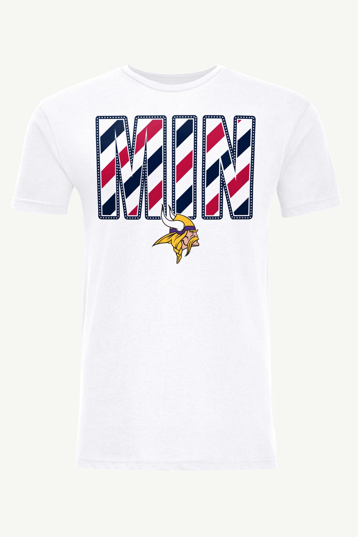 Starter MENS MINNESOTA VIKINGS STARS AND STRIPES T SHIRT