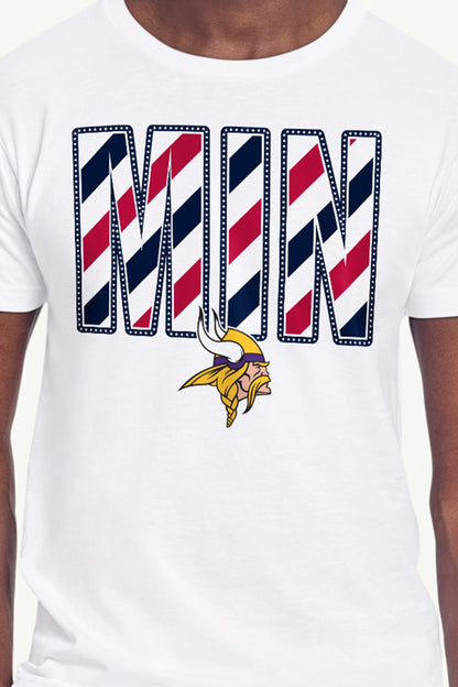 Starter MENS MINNESOTA VIKINGS STARS AND STRIPES T SHIRT