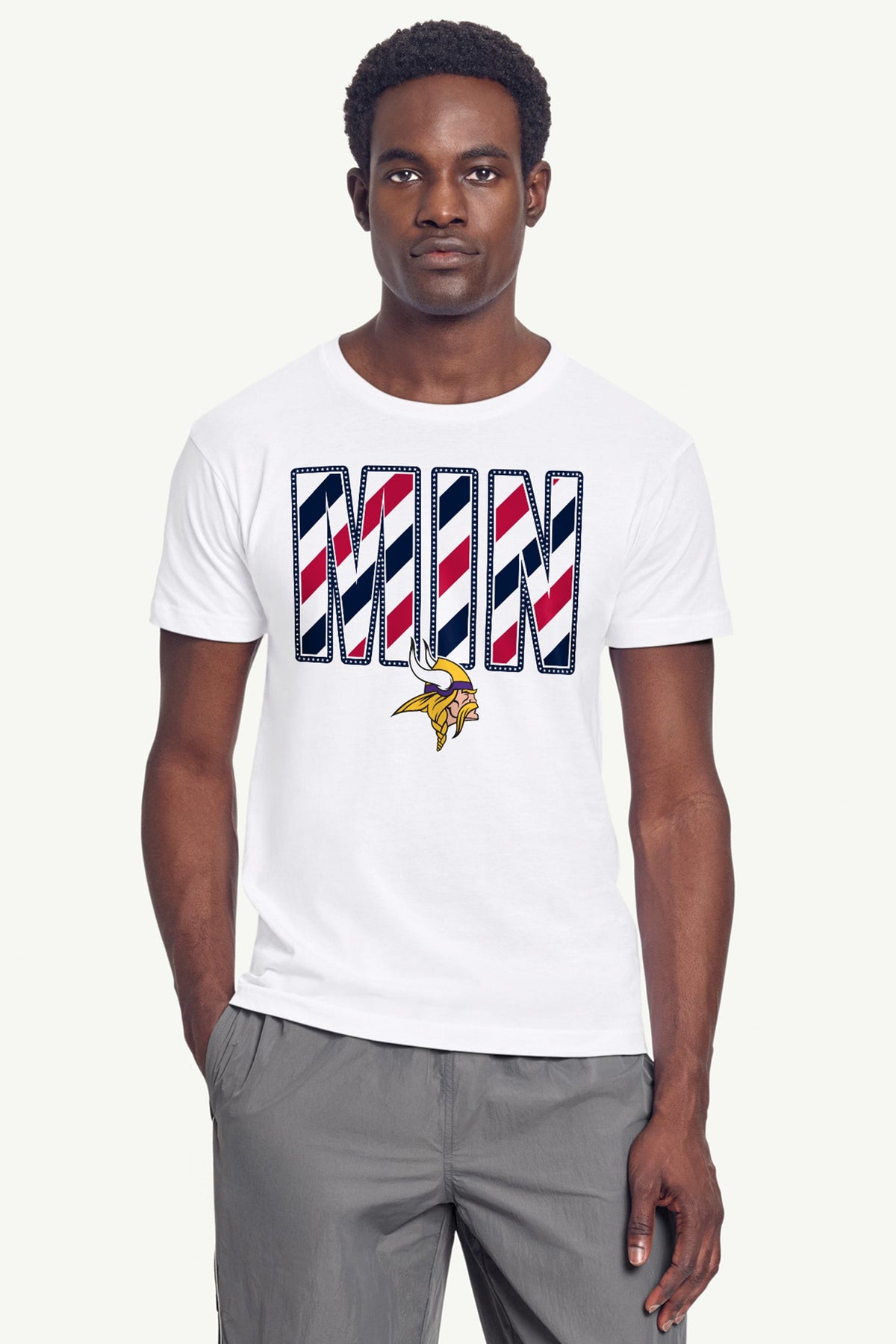 Starter MENS MINNESOTA VIKINGS STARS AND STRIPES T SHIRT