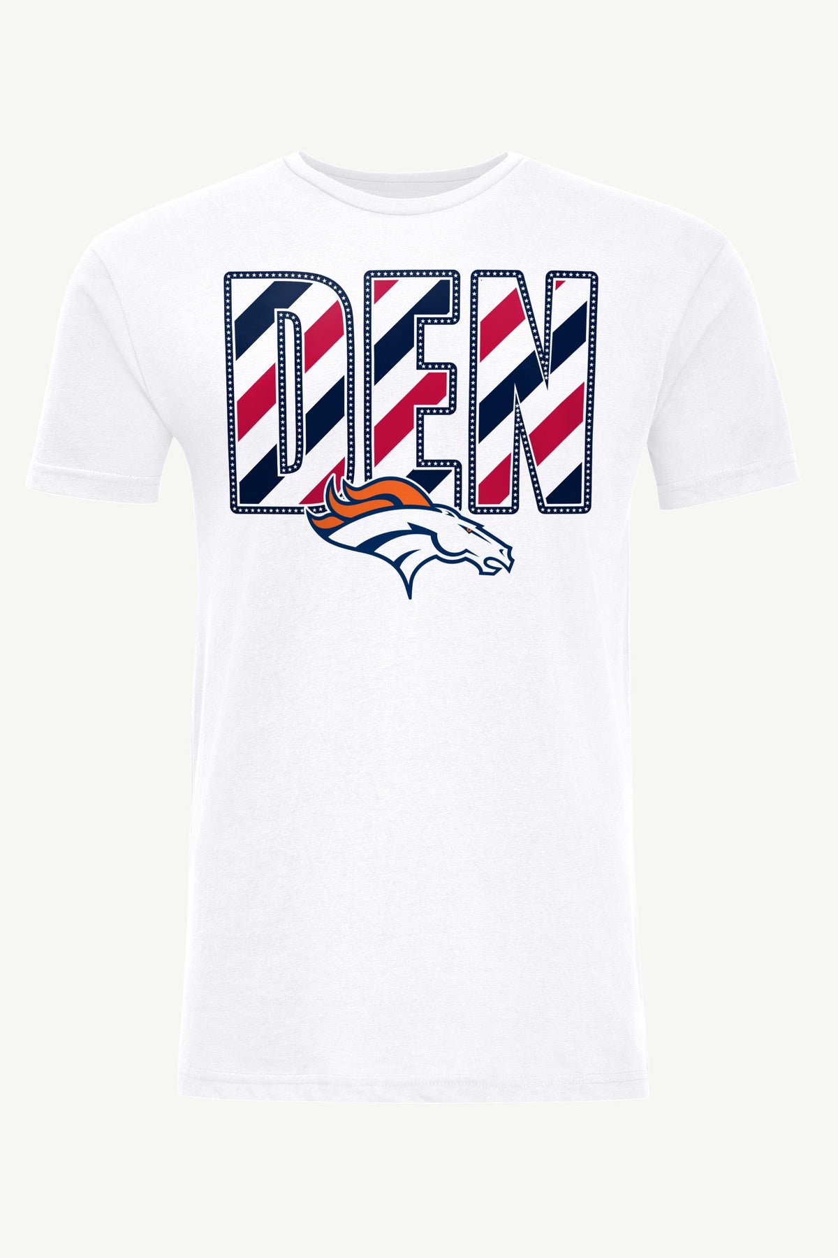 Starter MENS DENVER BRONCOS STARS AND STRIPES T SHIRT