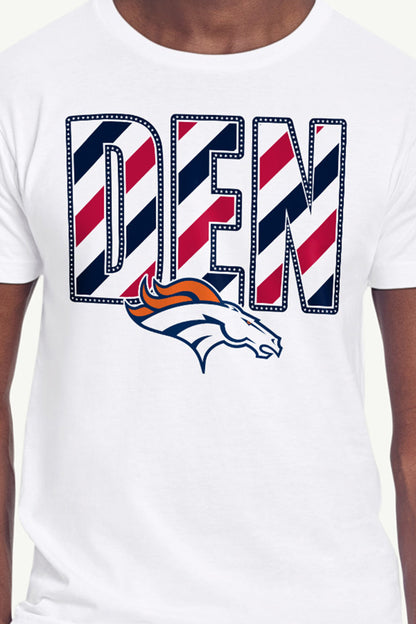 Starter MENS DENVER BRONCOS STARS AND STRIPES T SHIRT