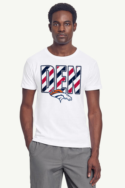 Starter MENS DENVER BRONCOS STARS AND STRIPES T SHIRT