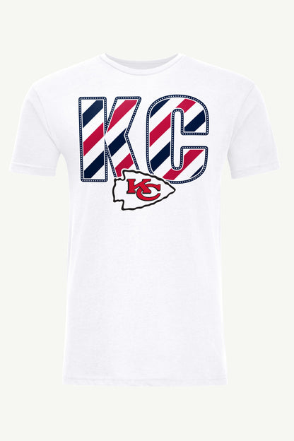 Starter MENS KANSAS CITY CHIEFS STARS AND STRIPES T SHIRT