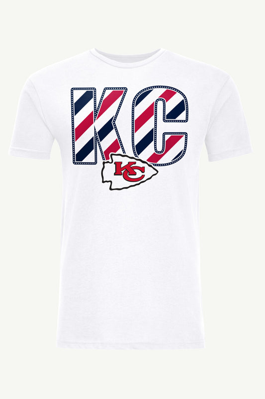 Starter MENS KANSAS CITY CHIEFS STARS AND STRIPES T SHIRT