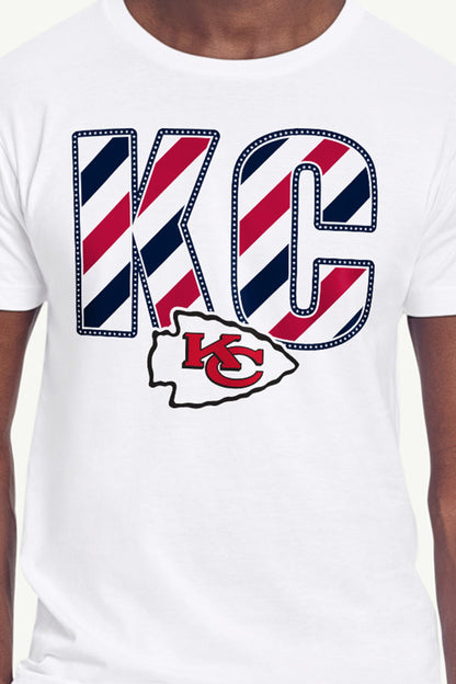 Starter MENS KANSAS CITY CHIEFS STARS AND STRIPES T SHIRT
