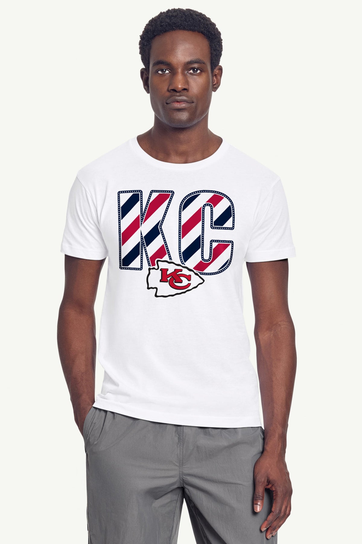 Starter MENS KANSAS CITY CHIEFS STARS AND STRIPES T SHIRT