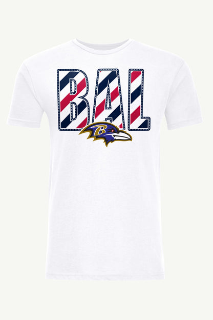 Starter MENS BALTIMORE RAVENS STARS AND STRIPES T SHIRT