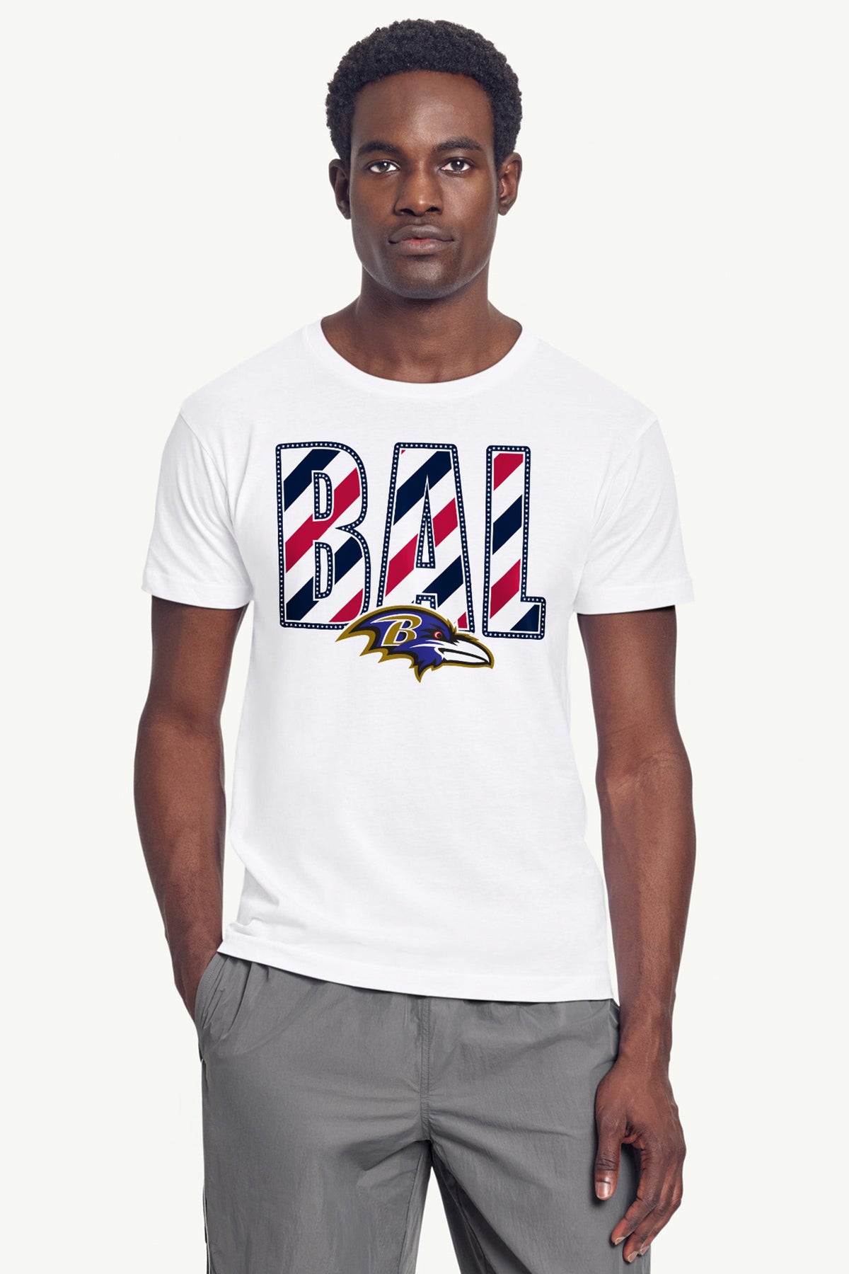 Starter MENS BALTIMORE RAVENS STARS AND STRIPES T SHIRT