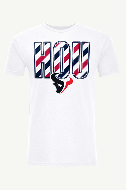 Starter MENS HOUSTON TEXANS STARS AND STRIPES T SHIRT
