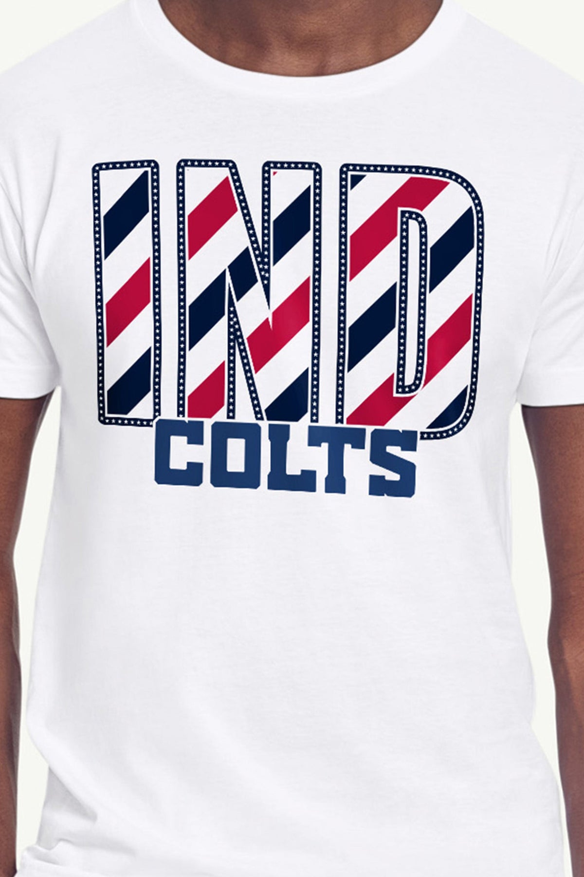 Starter MENS INDIANAPOLIS COLTS STARS AND STRIPES T SHIRT