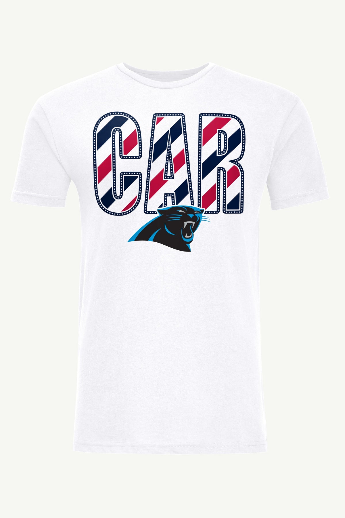 Starter MENS CAROLINA PANTHERS STARS AND STRIPES T SHIRT
