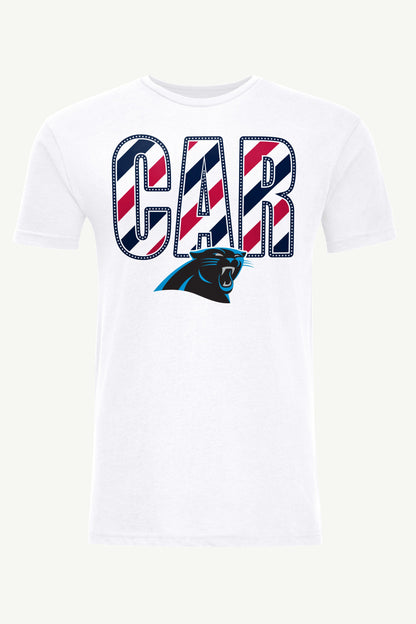 Starter MENS CAROLINA PANTHERS STARS AND STRIPES T SHIRT
