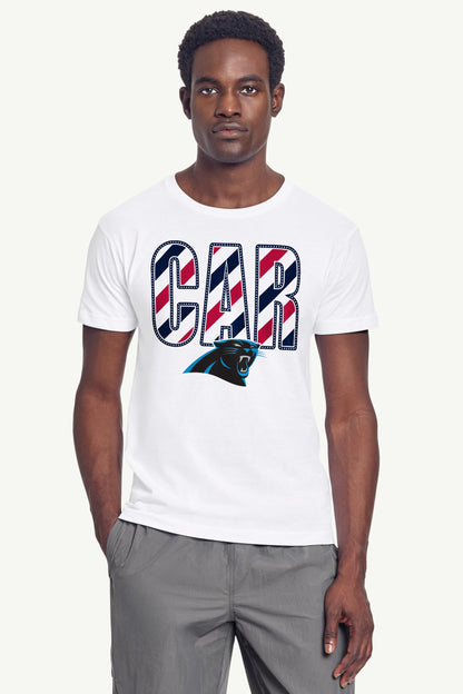 Starter MENS CAROLINA PANTHERS STARS AND STRIPES T SHIRT