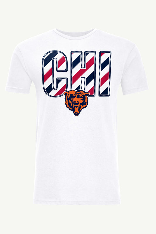 Starter MENS CHICAGO BEARS STARS AND STRIPES T SHIRT