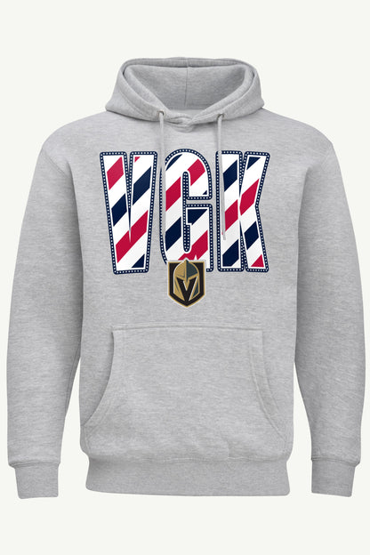Starter MENS VEGAS GOLDEN KNIGHTS STARS AND STRIPES HOODIE