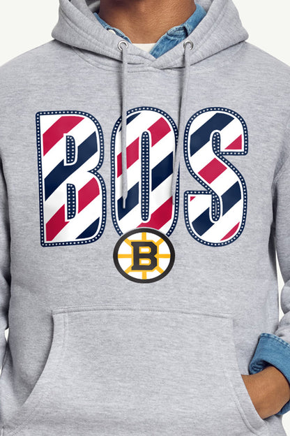 Starter MENS BOSTON BRUINS STARS AND STRIPES HOODIE